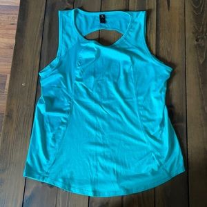 Teal workout tank